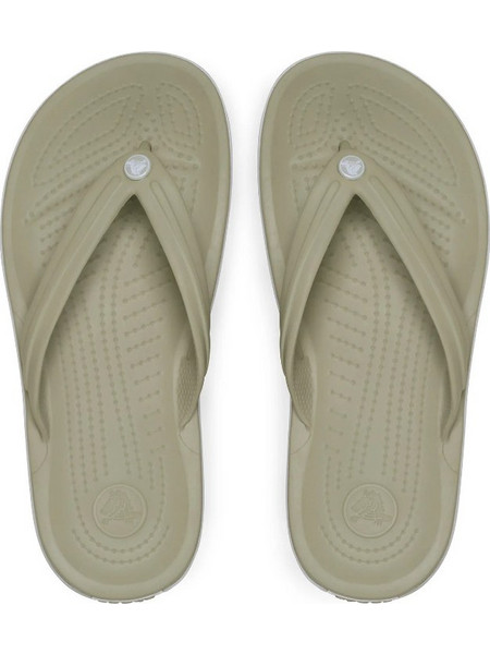 Crocs Crocband Ανδρικές Σαγιονάρες Ανατομικές Γκρι 11033-1WY