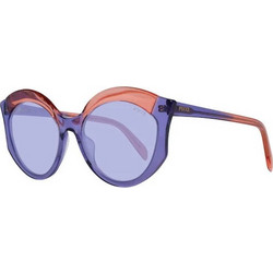Emilio Pucci EP0146 83Y Γυναικεία Γυαλιά Ηλίου Πολυγωνικά Κοκάλινα Μωβ με Μπλε Polarized Φακό