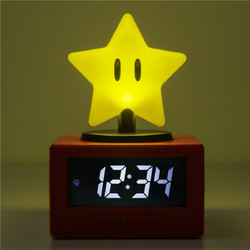 Paladone Icons Super Mario Star Alarm Clock PP13708NN