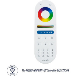 GLOBOSTAR MiBoxer-FUT092 73007 RF 2.4G Ασύρματο Χειριστήριο Αφής 4 Ζωνών για όλα τα Πολύχρωμα RGBW+WW MiBoxer & MiLight Controller DC3V 2 x AAA IP20 - RF 2.4G - Μ15 x Π5 x Υ1.7cm