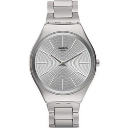 Swatch Skin Irony 38 Γυναικείο Ρολόι με Ασημί Μεταλλικό Μπρασελέ SYXS129G