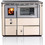 Senko C-25 Beige Ξυλόσομπα Καλοριφέρ Αερόθερμη με Φούρνο
