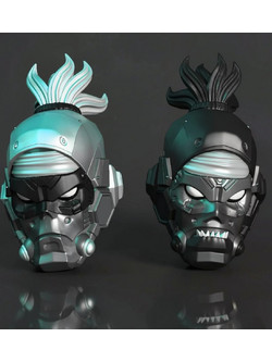 Φιγούρα Custom Head Cyber Ninja Batman 3D εκτυπωμένη