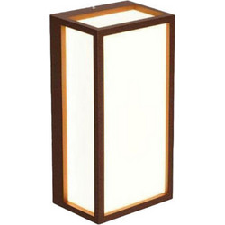 Fos me Επιτοίχια Εξωτερική Πλαφονιέρα LED IP54 10W με Θερμό Λευκό Φως 11x22x8.5εκ. Κωδικός: 17-05205-4