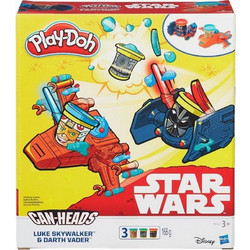 Hasbro Play-Doh Star Wars Can Head-Luke Skywalker & Darth Vader
