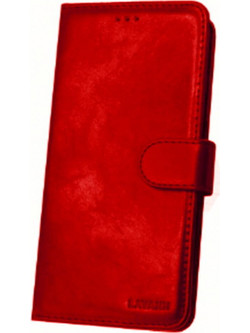 Θήκη Lavann Book Style για iPhone 16e / 17e - Κόκκινο