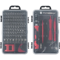 GLOBOSTAR(R) ELEKIT 79999 Ολοκληρωμένο Mini DIY ΚΙΤ με 115 Μικροεργαλεία σε 1 Βαλιτσάκι για Επισκευές Κινητών Τηλεφώνων, Laptop, Οπτικών & κλπ Μικροεπισκευών