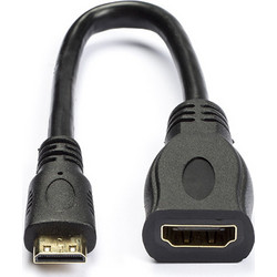 Nedis Καλώδιο HDMI 1.4 HDMI Male to Mini HDMI Male 0.2m Black