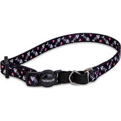 Vadigran Cat Collar Herringbone Black Κολάρο Γάτας 20-30cm/10mm