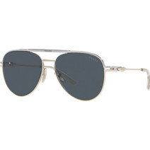 Prada PR54ZS 17F09T Ανδρικά Γυαλιά Ηλίου Aviator Μεταλλικά Ασημί με Μαύρο Polarized Φακό