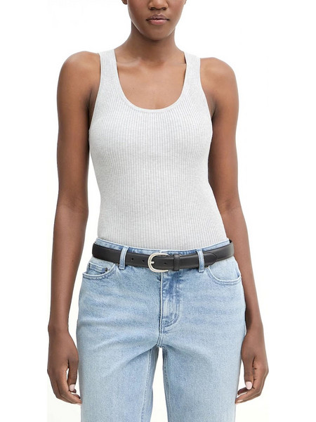 MICHAEL KORS TANK TOP ΠΛΕΚΤΟ ΡΙΜΠ ΓΚΡΙ