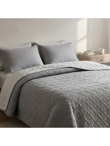 Κουβερλί Ultrasonic Flex Grey - Light Grey 220x240cm