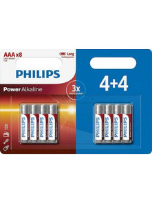 Philips Power Alkaline AAA 8τμχ