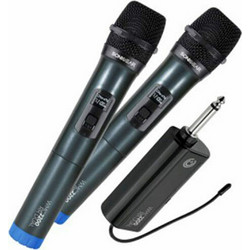 Andowl Q-MIC558 Σετ 2 Ασύρματα Μικρόφωνα Χειρός 6.35mm