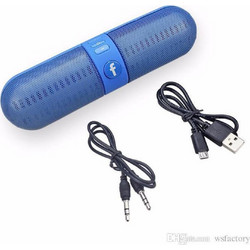 Kingwon BT808 Ηχείο Bluetooth 3W με Ραδιόφωνο Μπλε