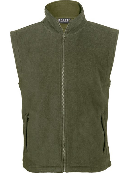 Fageo Ανδρικό Γιλέκο Εργασίας με Επένδυση Fleece Χακί Fag 010