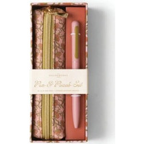 DESIGNWORKS ΣΕΤ ΣΤΥΛΟ - ΚΑΣΕΤΙΝΑ PINK VINTAGE FLORAL