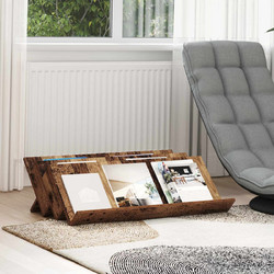 vidaXL Ράφι Περιοδικών Παλιό ξύλο 90x53x28,5cm Επεξεργασμένο Ξύλο 1 τεμ
