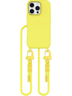 Tech-Protect MagNecklace MagSafe Case Yellow with Lanyard (iPhone 16 Pro Max)