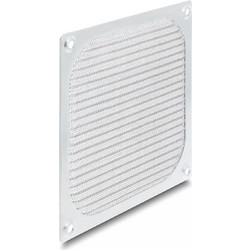 DELOCK σχάρα για 120mm ανεμιστήρα 67458 με φίλτρο σκόνης, μεταλλική, ασημί