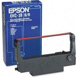 Ribbon Epson C43S015376 ERC-38 Black,Red