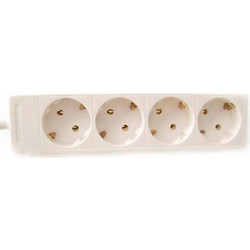 Πολύπριζο Jager P4 (J_P4-KY-G104) - 4x Schuko - Καλώδιο 1.5m - Λευκό P4