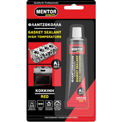 Φλατζόκολλα Υψηλής Θερμοκρασίας Κόκκινη 50gr MENTOR