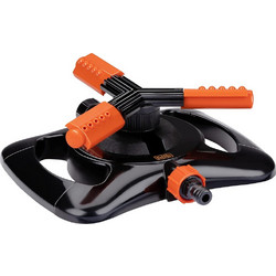 BLACK & DECKER Ρυθμιζόμενο Ποτιστικό Γκαζόν Κήπου με 3 Περιστρεφόμενους Βραχίονες 360 02840073