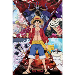 ONE PIECE - Poster Maxi 91.5x61 FSC MIX - Luffy vs New World