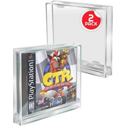Ακρυλικές Προστατευτικές Θήκες (2-Pack) για Τίτλους PlayStation 1