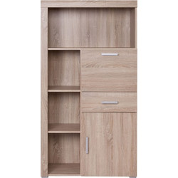 Ραφιέρα Damis 90.5x35x164εκ Σονόμα
