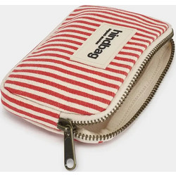 Hindbag Πορτοφολάκι Lili Red Stripe | Mini Πορτοφολάκι από Οργανικό Βαμβάκι