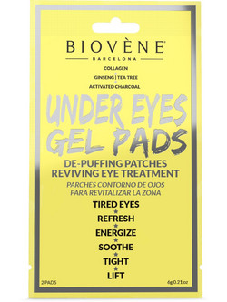 Biovene Charcoal Under- Eye Patches για Μαύρους Κύκλους & Καταπράυνση με Άνθρακα & Κολλαγόνο 6gr