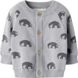 Lil' Atelier Ζακέτα βρεφική Elephant Sleet