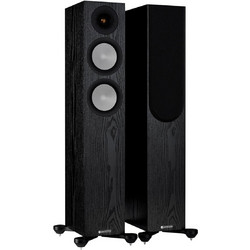 Monitor Audio Silver 200 7G Ζεύγος Ηχείων Hi-Fi Δαπέδου 150W 2.5 Δρόμων Black Oak