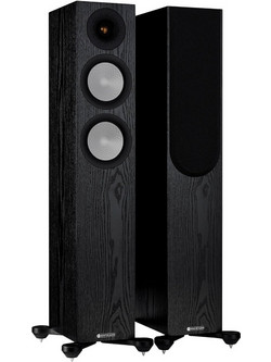 Monitor Audio Silver 200 7G Ζεύγος Ηχείων Hi-Fi Δαπέδου 150W 2.5 Δρόμων Black Oak