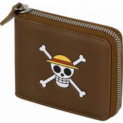 One Piece - Skull Καφέ Πορτοφόλι