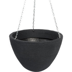 Κρεμαστή Γλάστρα Gardalux 33 x 25 cm Anthracite Y54192820