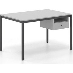 Dromeas Thales Γραφείο Γκρι 120x80cm