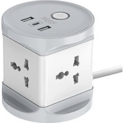 Universal Cube Power Socket 2500W 3M Winning STAR ST-1034 EU Άσπρο