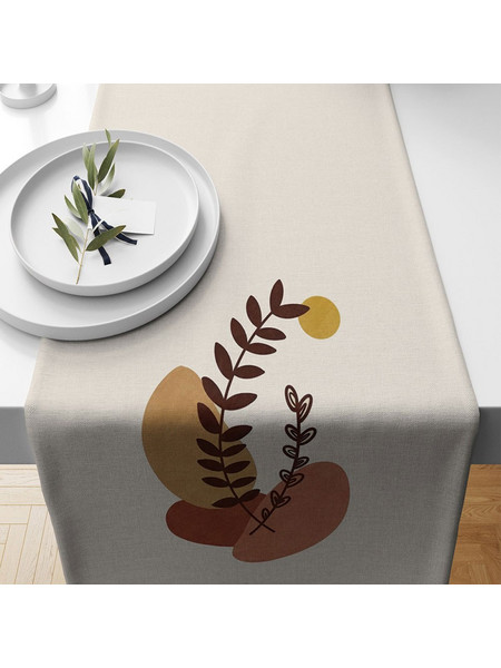Runner Artrunmin 301NUV2102 Multi-Beige Aberto Design 40Χ135 Πολυέστερ