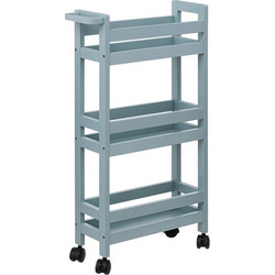 Τρόλεϊ Αποθήκευσης 5five Με 3 Ράφια (40Χ15Χ75) Arctic Blue