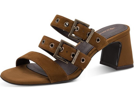Γυναικεία Mules Με Τακούνι Tamaris 1-27222-46 Καφέ