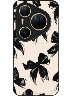 Sonique Diva Series Θήκη Μαύρα Φιογκάκια (Huawei Pura 80 Ultra)