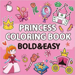 Colouring book Βιβλία χρωματισμού Πριγκίπισσα 21x21εκ. 44 φύλλα