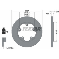 Textar Δισκόπλακα - 92274103