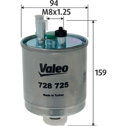 Valeo Φίλτρο Καυσίμου - 728725