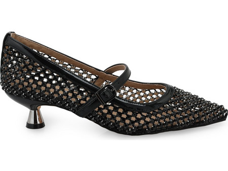 ALMA EN PENA MARY JANE X166L2012171 - ΜΑΥΡΟ ΣΤΡΑΣ I260201-BLACK MIRROW