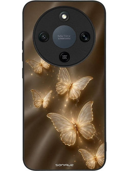Sonique DIVA Series Θήκη (Honor Magic8 Lite 5G) Χρυσές Πεταλούδες