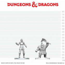 Dungeons & Dragons Nolzur's Mini - Cultist of Bane & Dwarf Zhentilar Soldier Unpainted Μινιατούρα